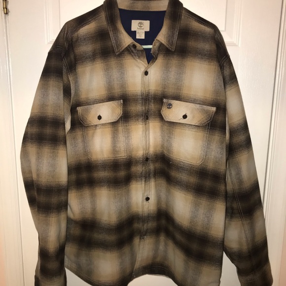 timberland flannel jacket